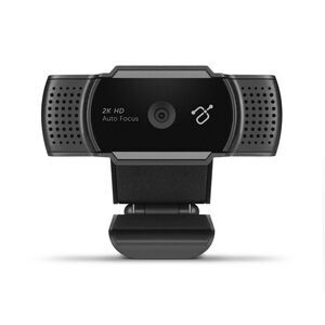Aluratek -  2K Ultra HD Webcam with Autofocus and Dua Black